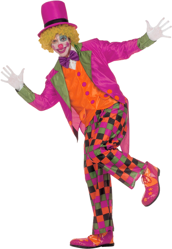 Pink Clown Transparent Background - Clown With No Background (790x905)