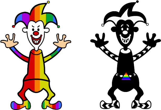 Chameleon The Clown/mr - Powerpuff Girls Rainbow The Clown (700x500)