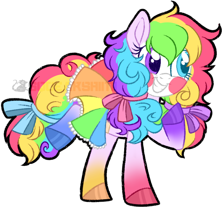 Squeakshimi, Clothes, Clown, Cute, Earth Pony, Female, - Hot Dog (934x979)