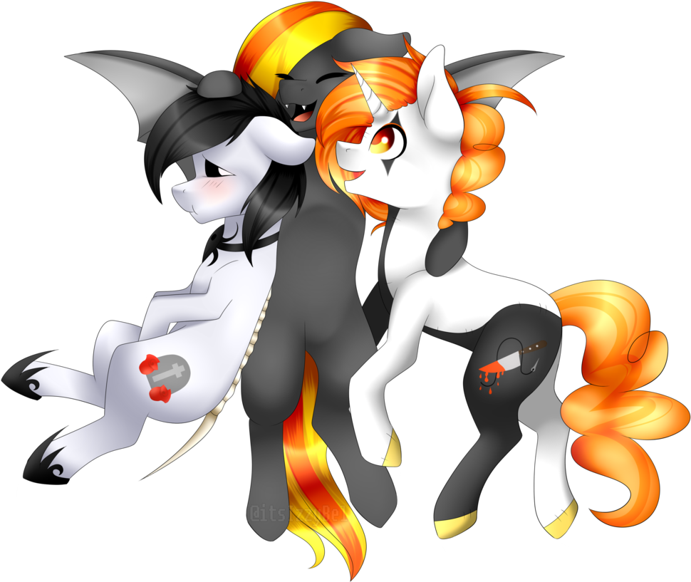 Itsizzybel, Bat Pony, Earth Pony, Female, Male, Mare, - Halloween (1024x859)