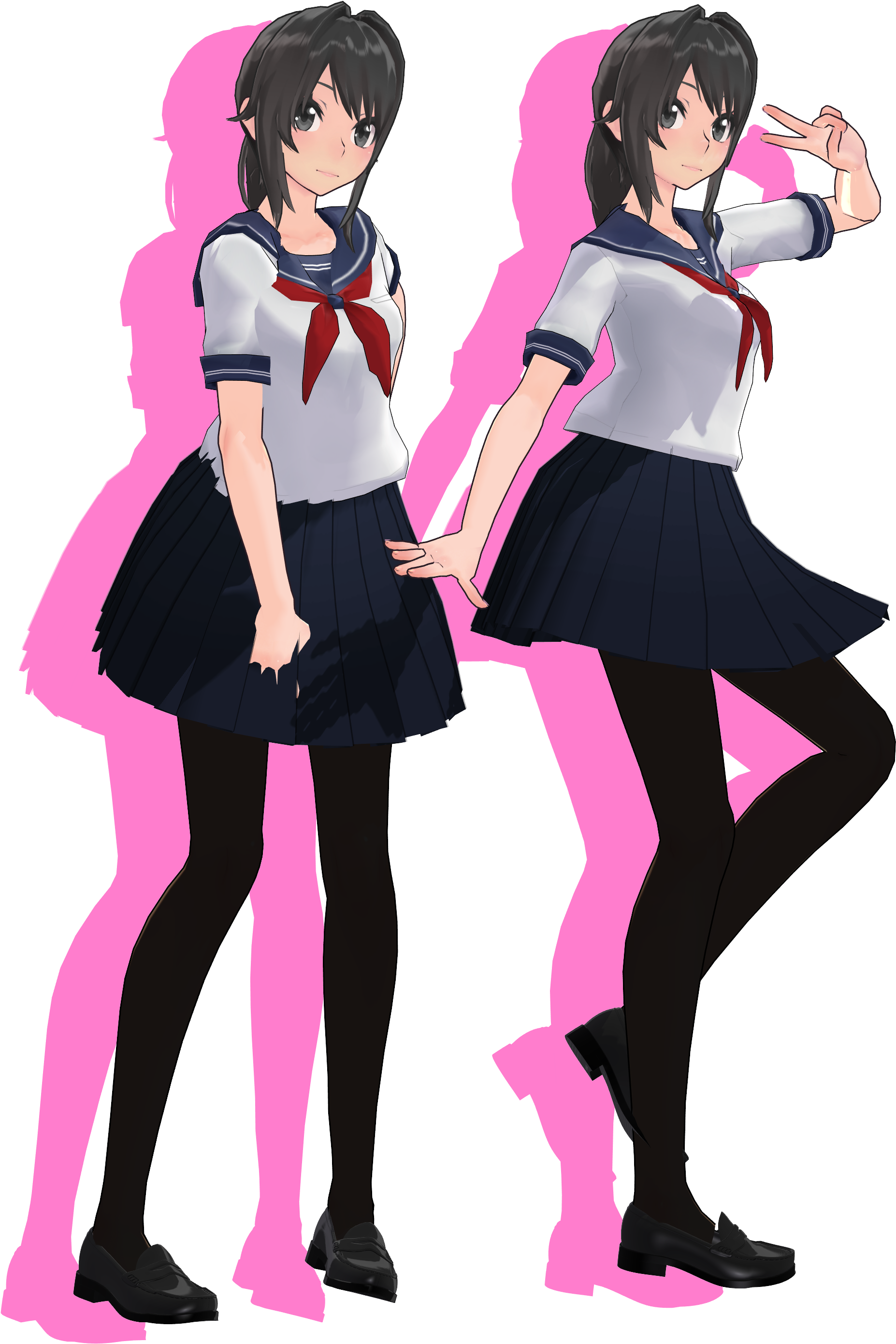 Imageshave You Thought About Using The Mmd Models Of - Mmd Models Yandere Simulator (2040x2850)