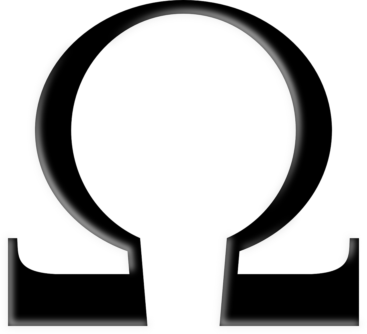 The Law Describes The Relationship Between Voltage - Omega Clipart (1280x1166)