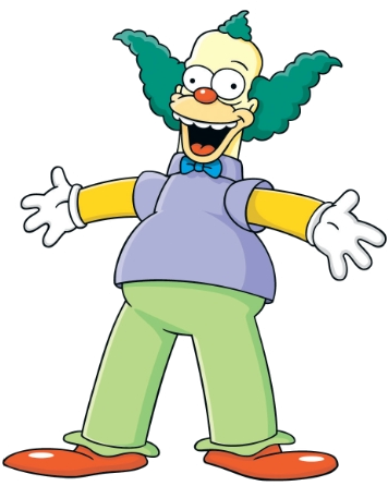 Krusty The Clown - Simpsons Krusty The Clown (370x450)
