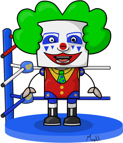 Doink The Clown By Mneill - Matt Osborne (425x475)