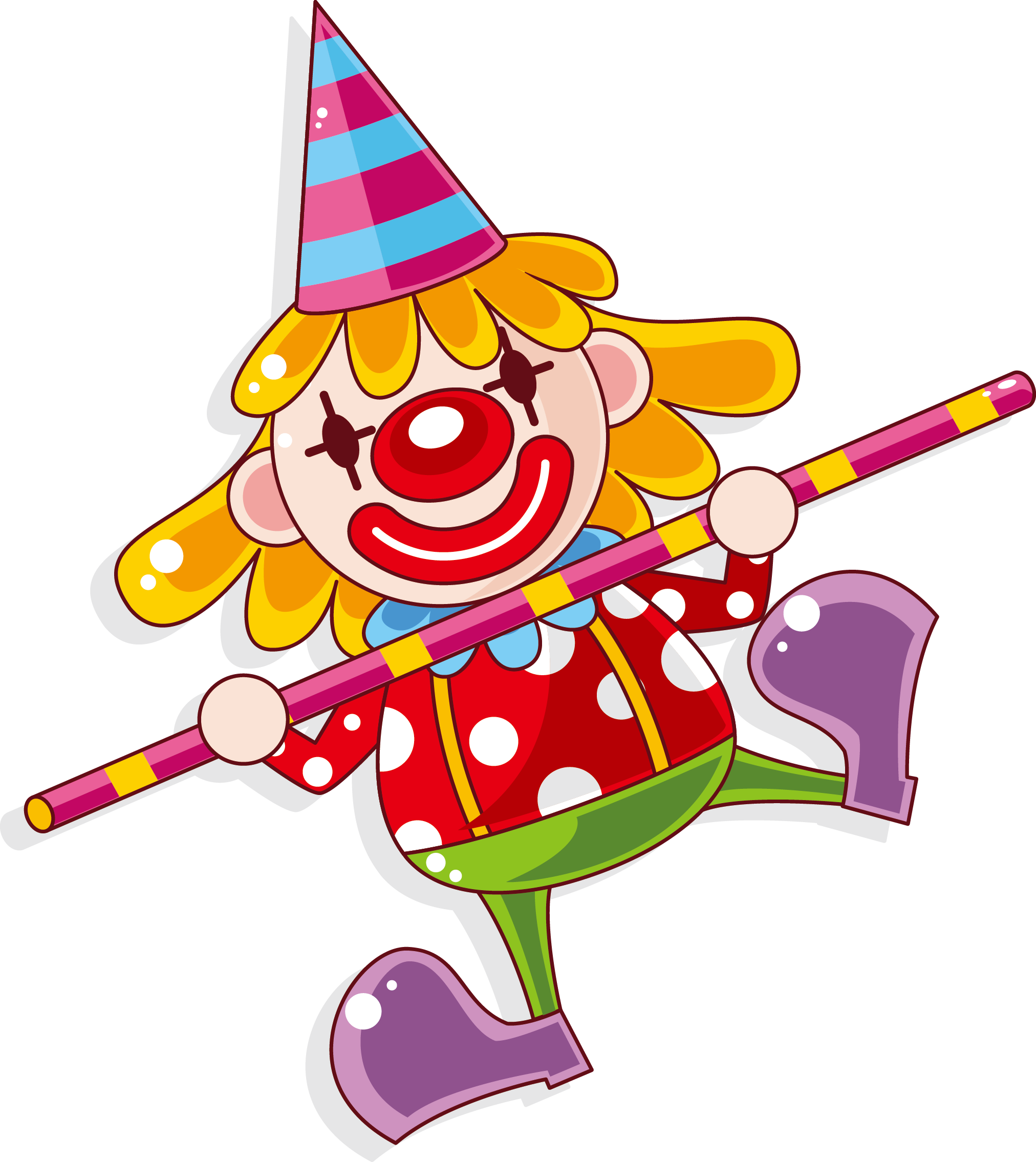 Performance Clown Circus - Circus Performer Clip Art Cartoon Circus (2024x2270)
