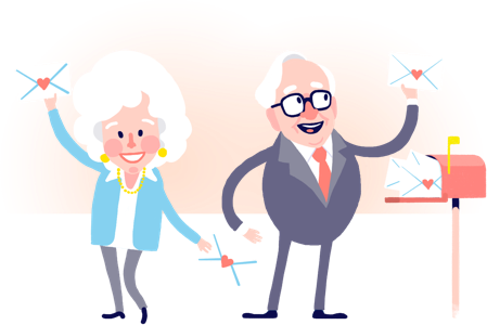 You Write Us A Letter - Cartoon (449x300)