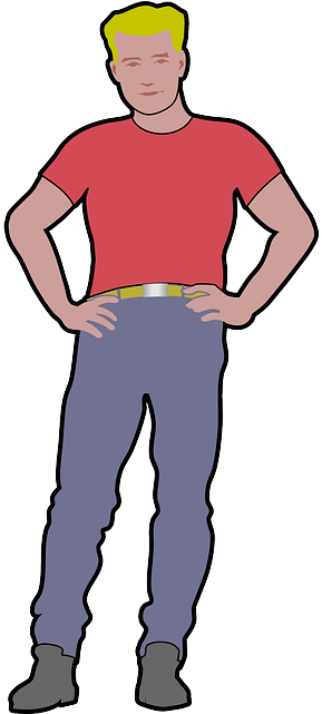 Boy, Guy, Man, Blonde, Person - Clipart Guy (320x640)