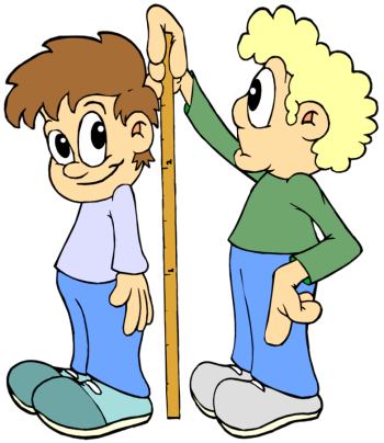 Heights Clipart Tall Kid - Clipart Height (350x404)