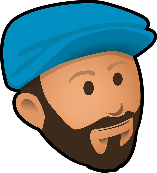 Beard Man Cliparts - Man With Beard Clip Art (653x720)