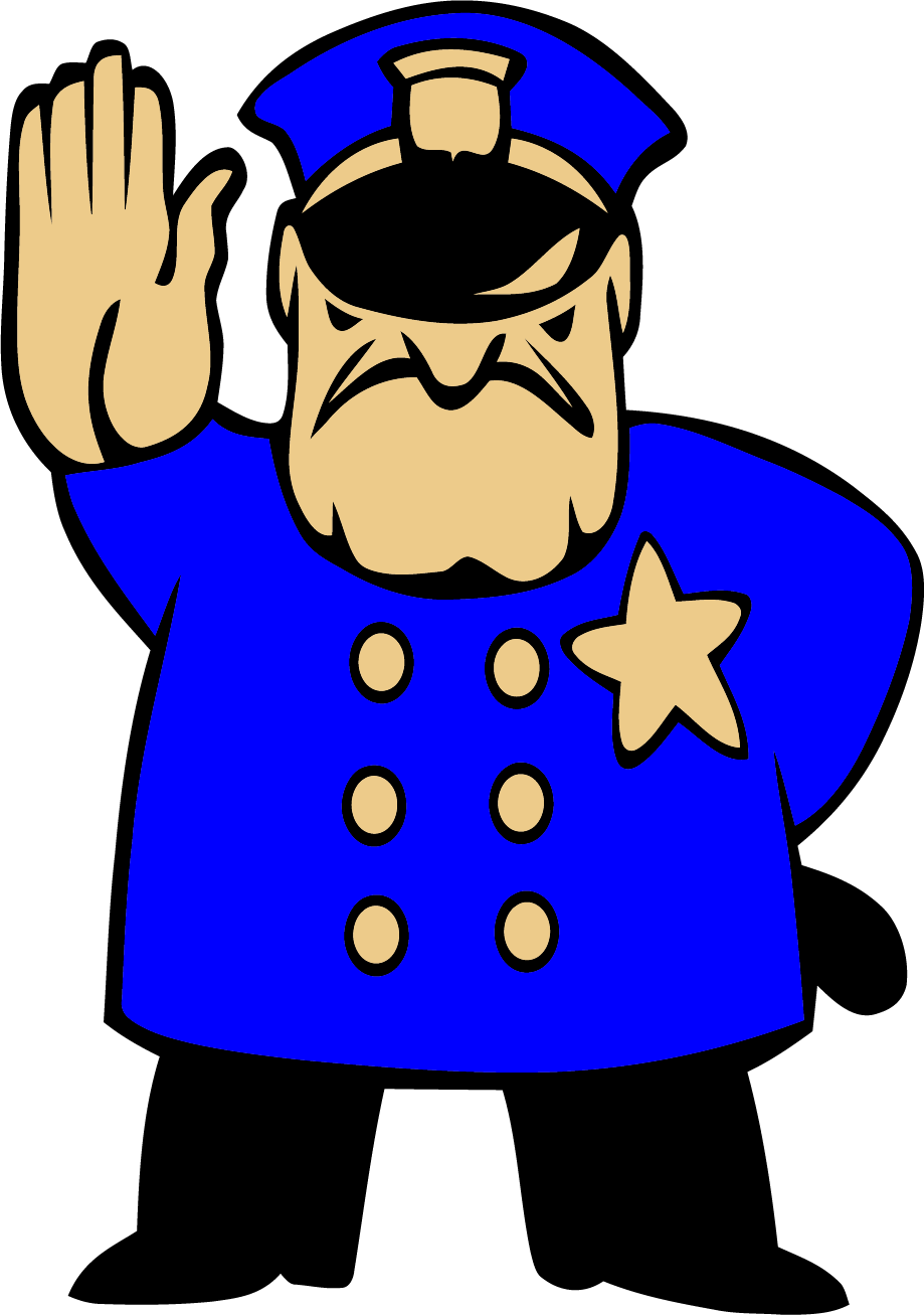 Police Man Ganson Clip Art - Police Man (919x1307)