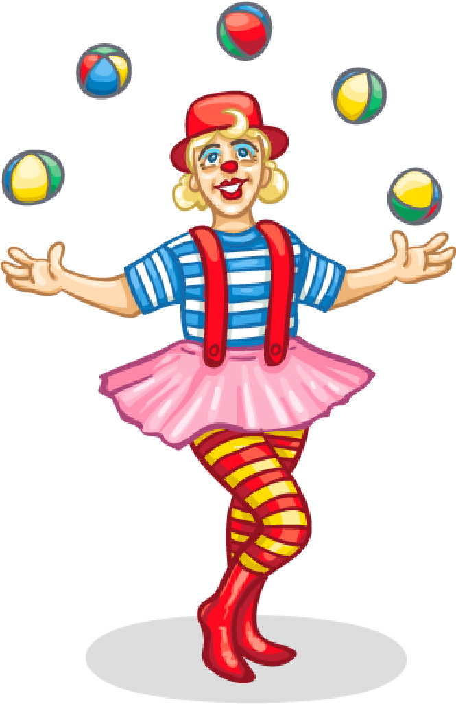 Well Despite The Eye-bags, Which By The Way Seem To - Circus Clown Clipart (1024x1024)