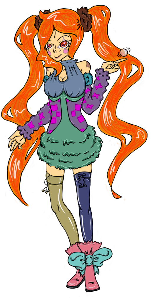 Clown Girl By Skullbooty - Illustration (774x1032)