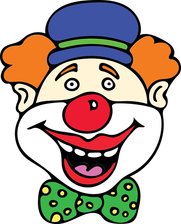 Cartoon Clowns Pictures 25, - Rote Nase Clown (581x720)