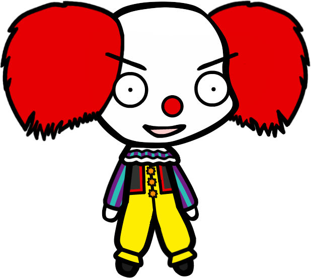 Walfas Commission - Cool Pennywise The Clown Fan Art (618x552)