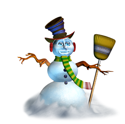 Snegovik07 - Snowman (500x476)