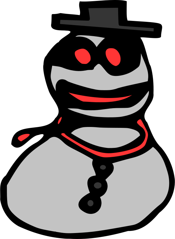 Free Snowman - Png Basic Snowmen (588x800)