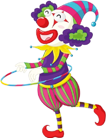 Cartoon Party Clowns Are Free To Copy For Your Own - Stickers Clown (600x600)