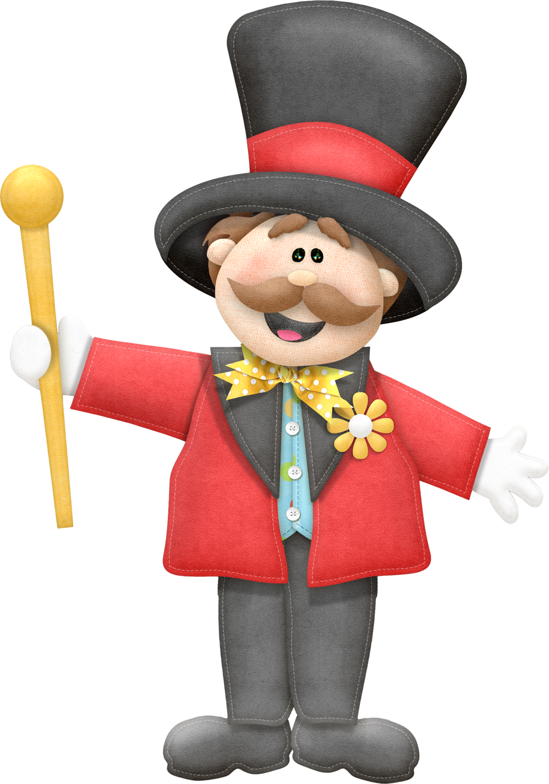 You Might Also Like - Circus Ringmaster Clipart (1095x1562)