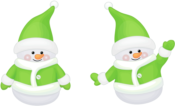 Snowman Clipartchristmas - Clip Art (600x357)