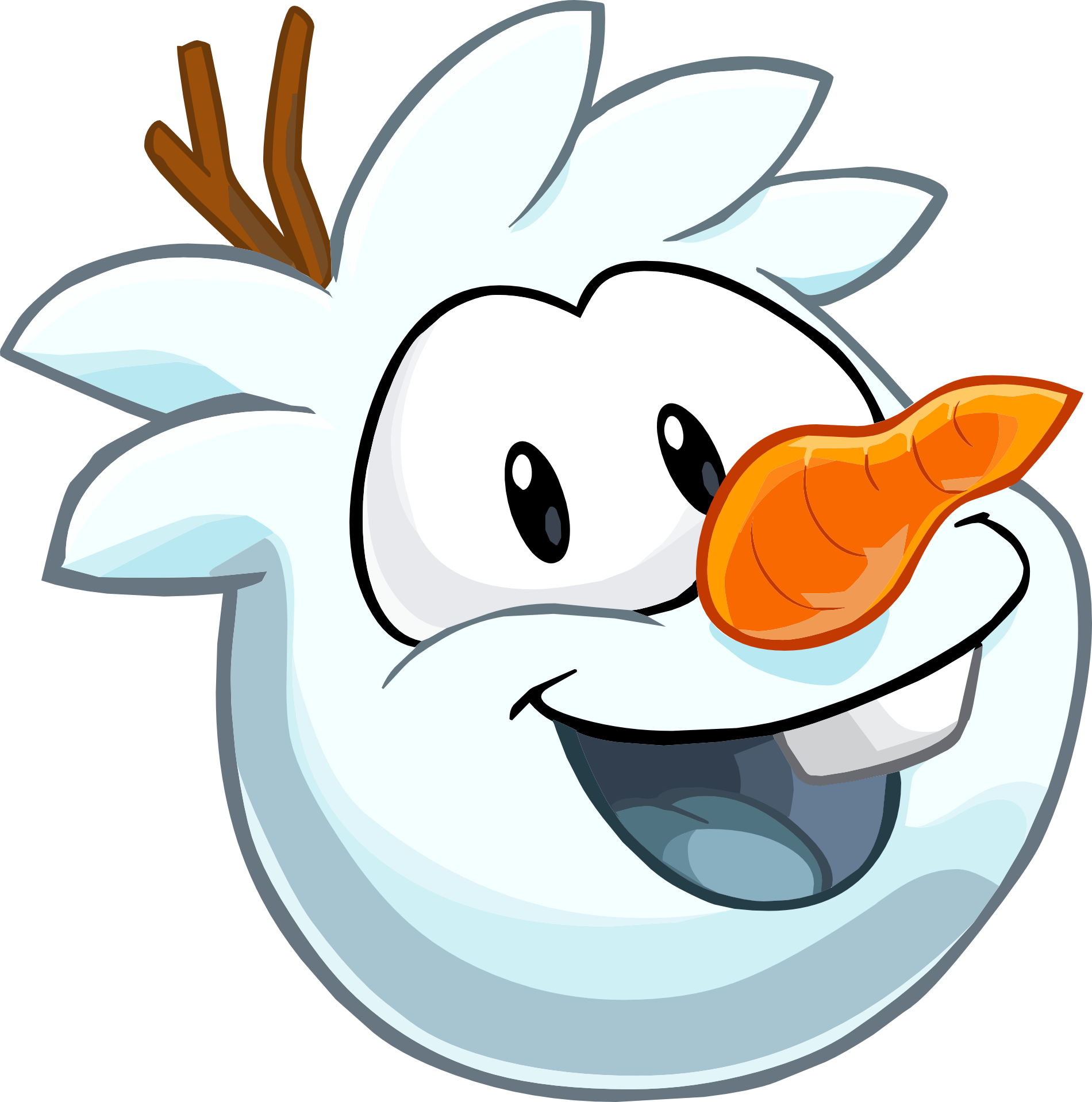Club Penguin Snow Puffle (1900x1917)
