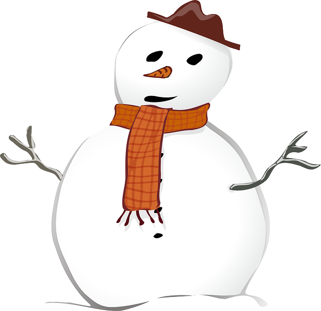 Illustration Of A Snowman - Merry Christmas2 Oval Ornament (640x619)
