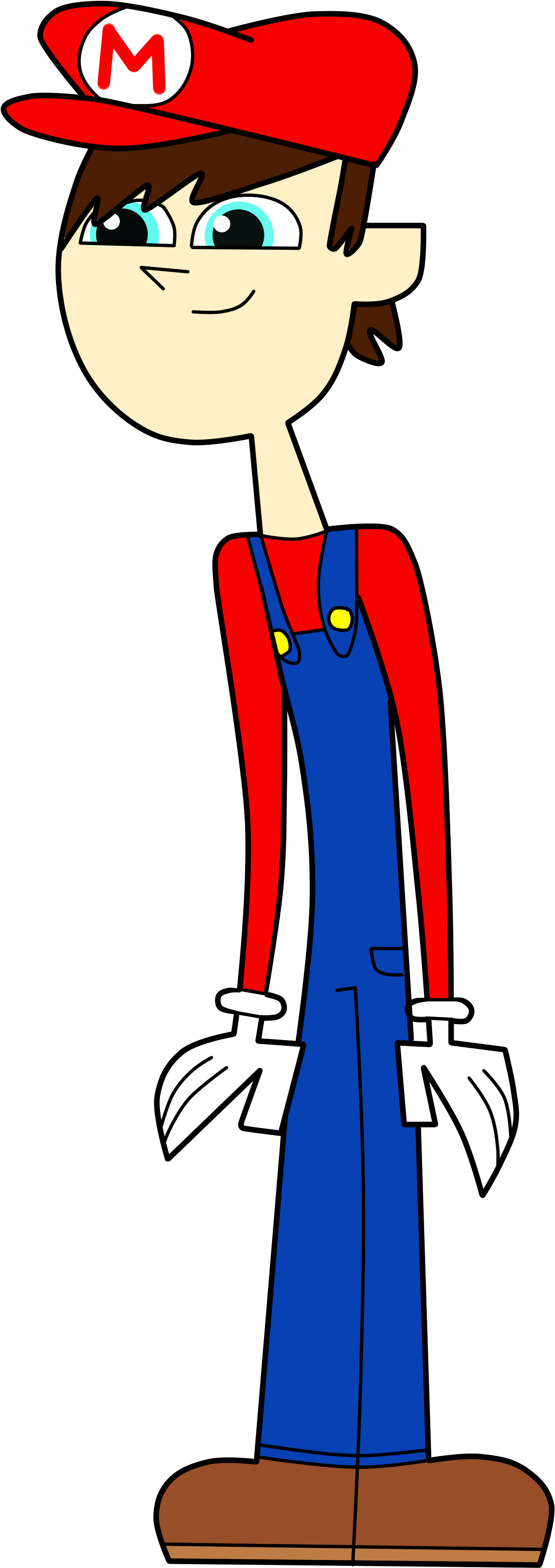 Mario En Idd - Total Drama (1700x4300)