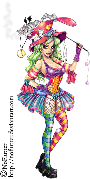 Photobucket - Mad Hatter Girl Tattoo (349x640)