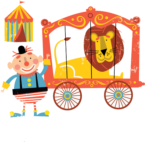 Cirque Calder Circus Clown Illustration - Cirque Calder Circus Clown Illustration (600x720)