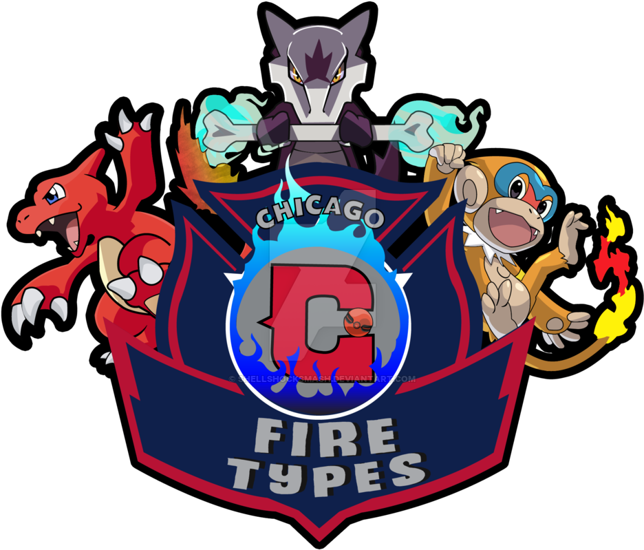 Chicago Fire Types Team Blue Fire V - Cartoon (1024x878)