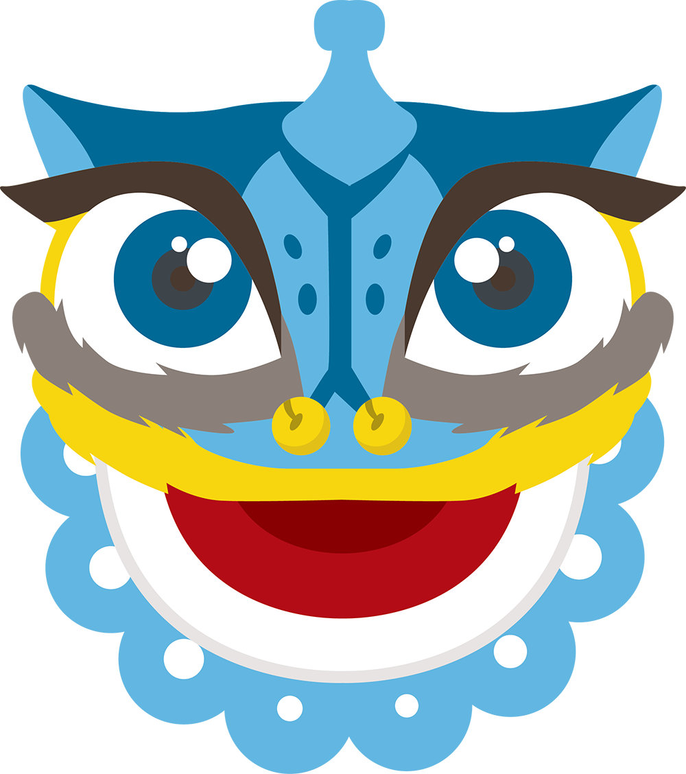 Lion Dance Cartoon Chinese New Year Clip Art - Lion Dance Cartoon Chinese New Year Clip Art (1000x1128)
