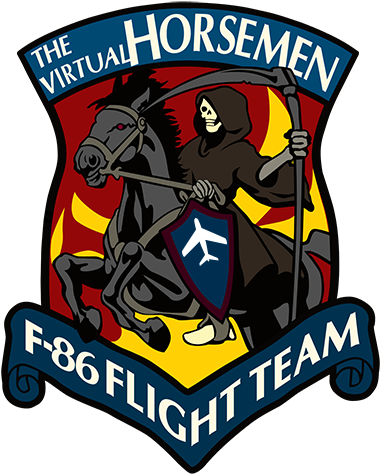 The Virtual Horsemen Represent The Worlds Only Warbird - Four Horsemen Of The Apocalypse (400x497)