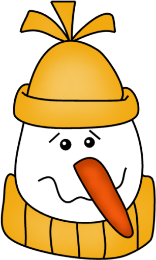 Clip Art - Je Deteste L Hiver (354x519)