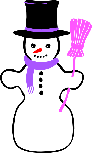 Snowman Clip Art (360x594)