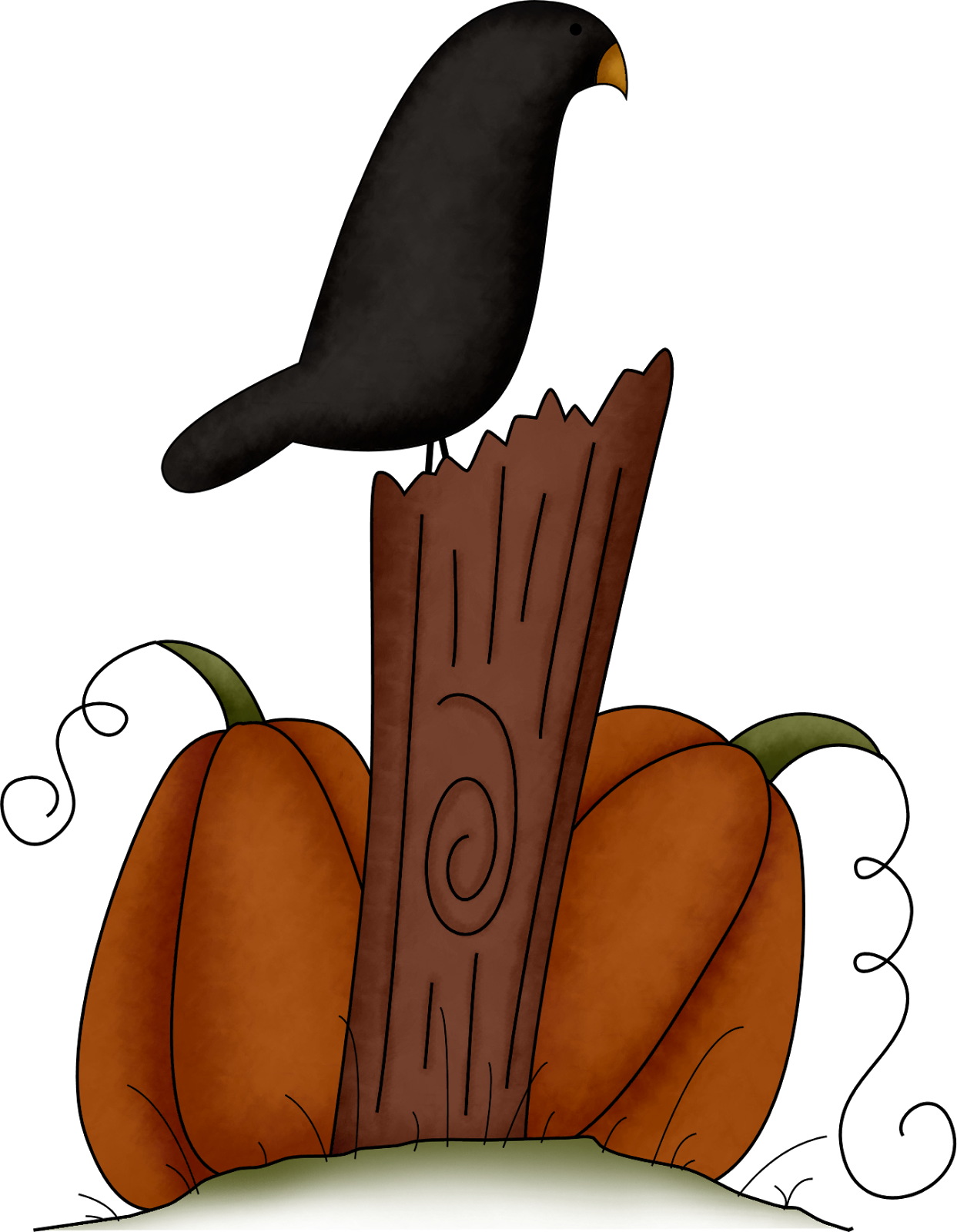 Prim Country •‿✿ - Crow And Pumpkins Sweatshirt, Boy's, Size: Youth M, (1243x1600)