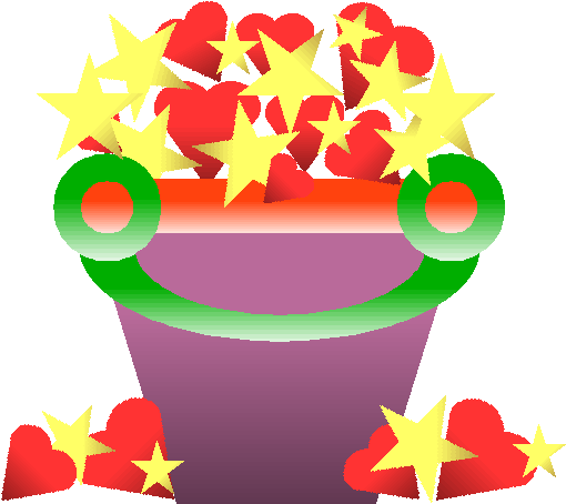 Bucket Filler Clip Art D1u0ll Clipart - Bucket Full Of Stars (576x480)