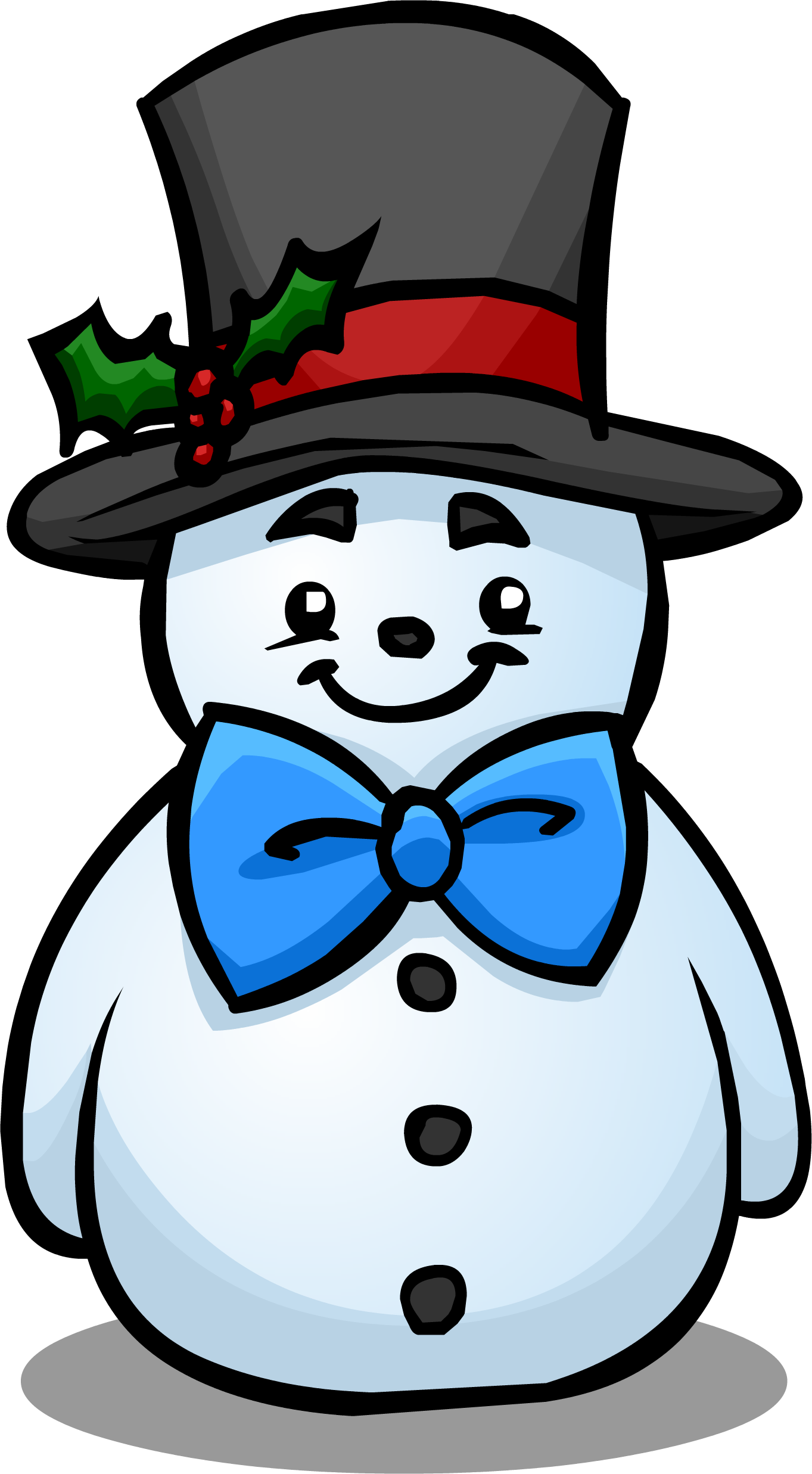 Snowman With Top Hat (1363x2474)