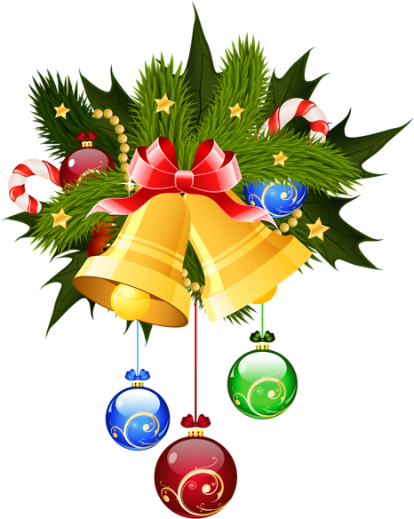 Christmas Bells And Ornaments Transparent Png Clip - Campañas Navideñas Sin Fondo (800x1004)
