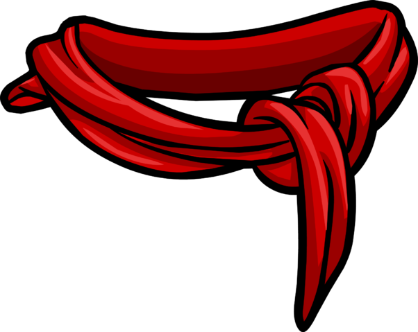 Scarf Clipart Club Penguin - Red Scarf Club Penguin (2147x1710)