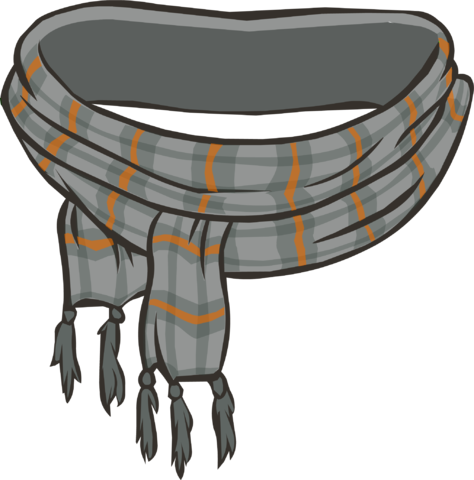 Scarf Clipart Club Penguin - Bufanda Icono (474x480)