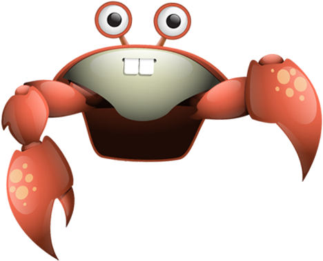 Chinese Mitten Crab Christmas Island Red Crab Clip - Portable Network Graphics (500x500)