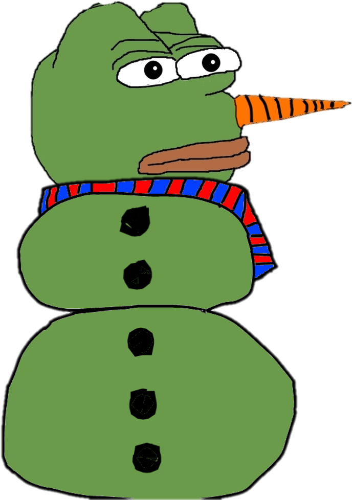 Original Contentpepe Snowman - Cartoon (1650x1010)