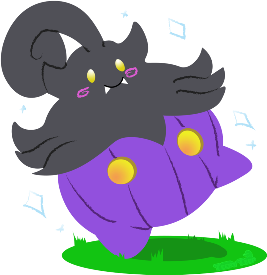 Shiny Pumpkaboo By Teepy Pumpkaboo Clipart - Shiny Pumpkaboo Fan Art (885x902)