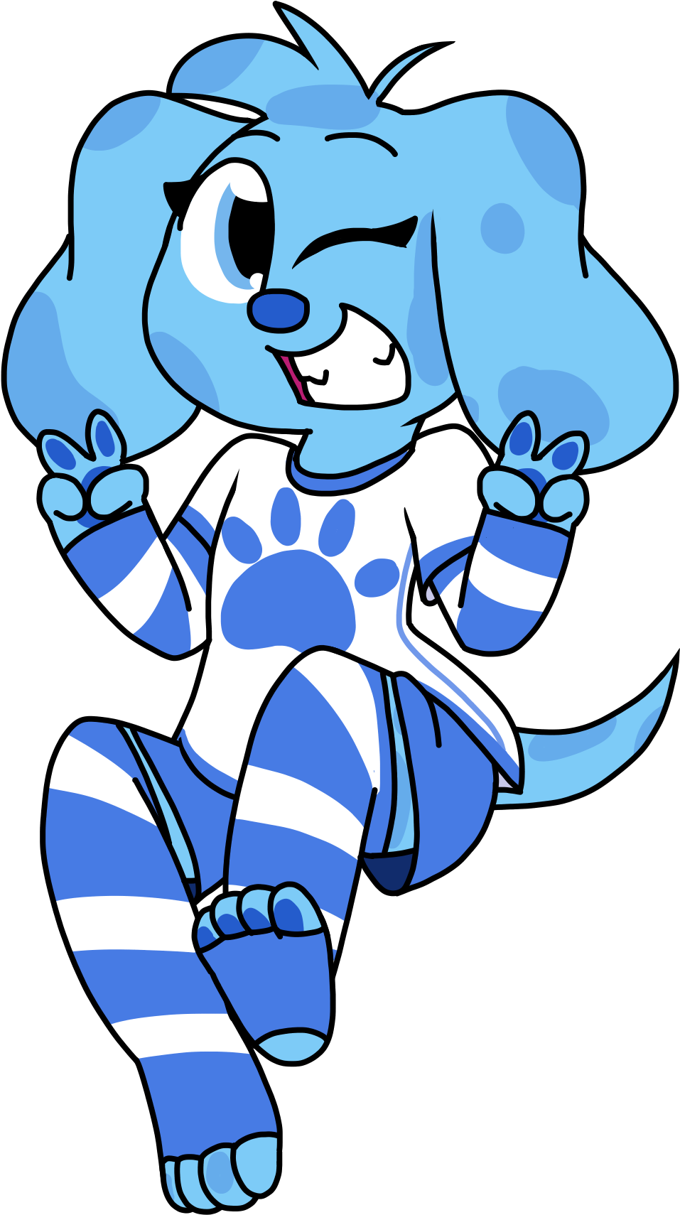 I Drew This For You A While Back But I Guess You - Blues Clues Fan Art (1100x1750)