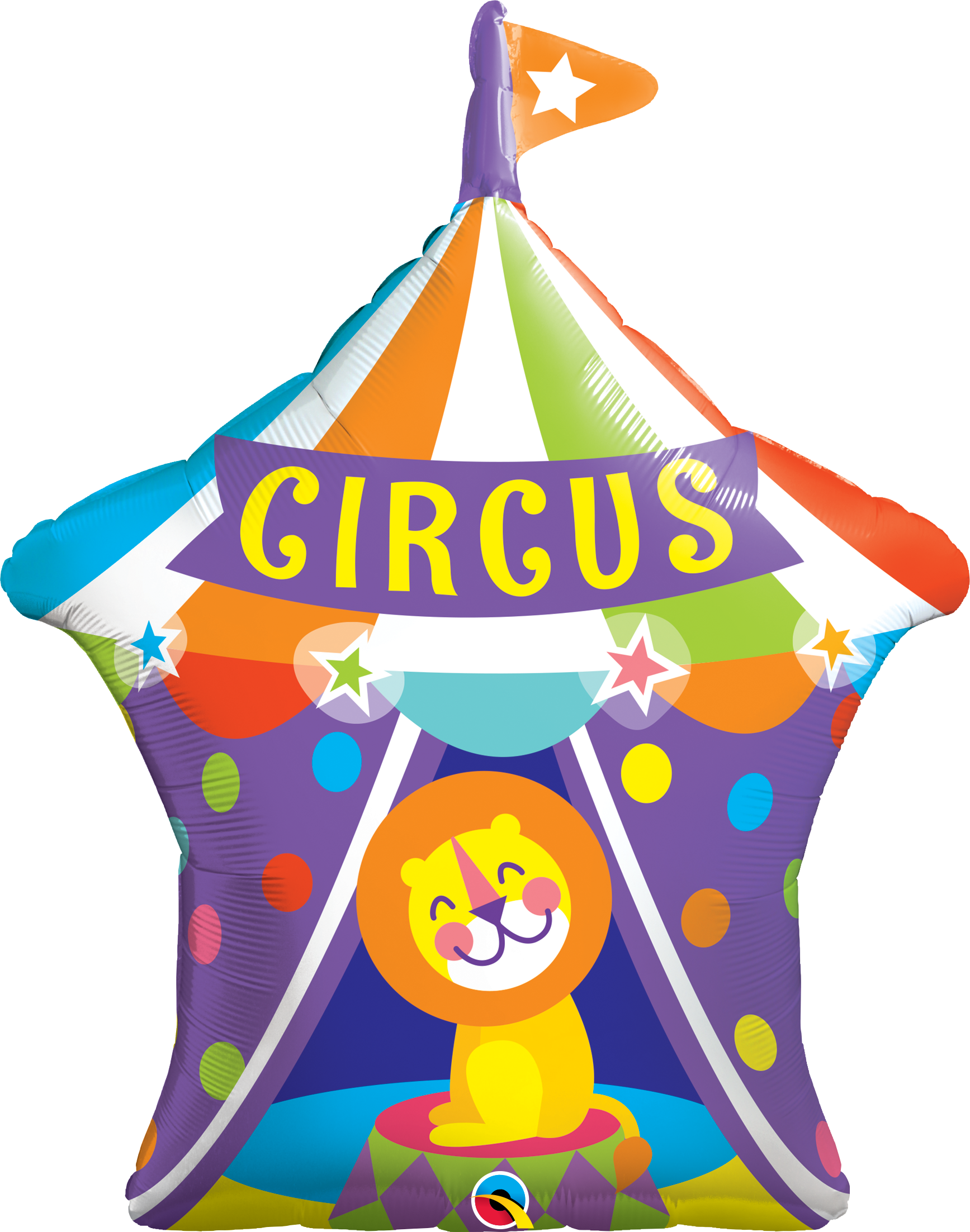 Big Top Circus Lion - Circus Elephant Birthday Party Supplies Decoration (1000x1271)