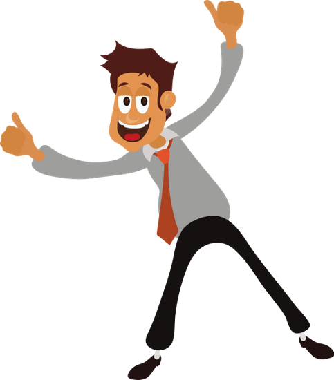 Cheerful Businessman - Cheerful Businessman (483x550)