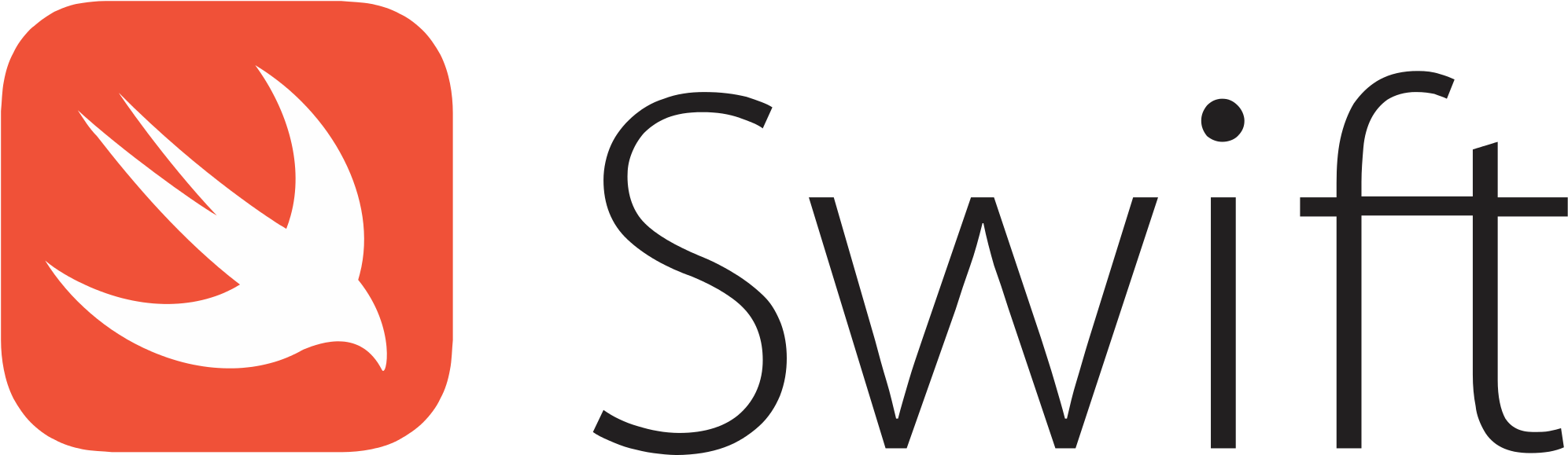 Ios Programming Development - Swift Programming Language Logo (2000x585)