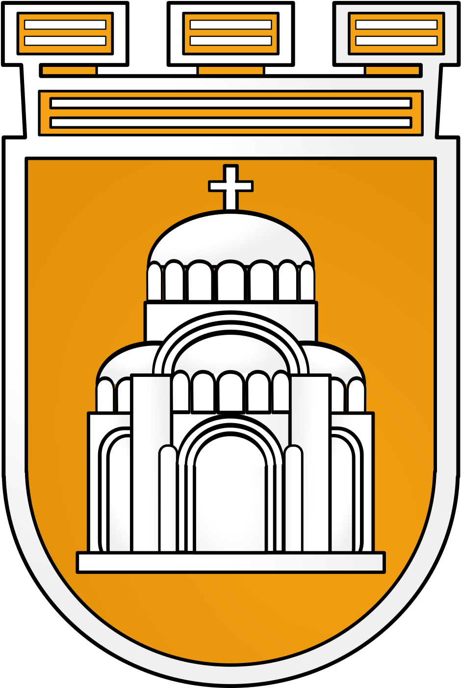 Pleven Coat Of Arms - Герб На Община Плевен (1000x1414)