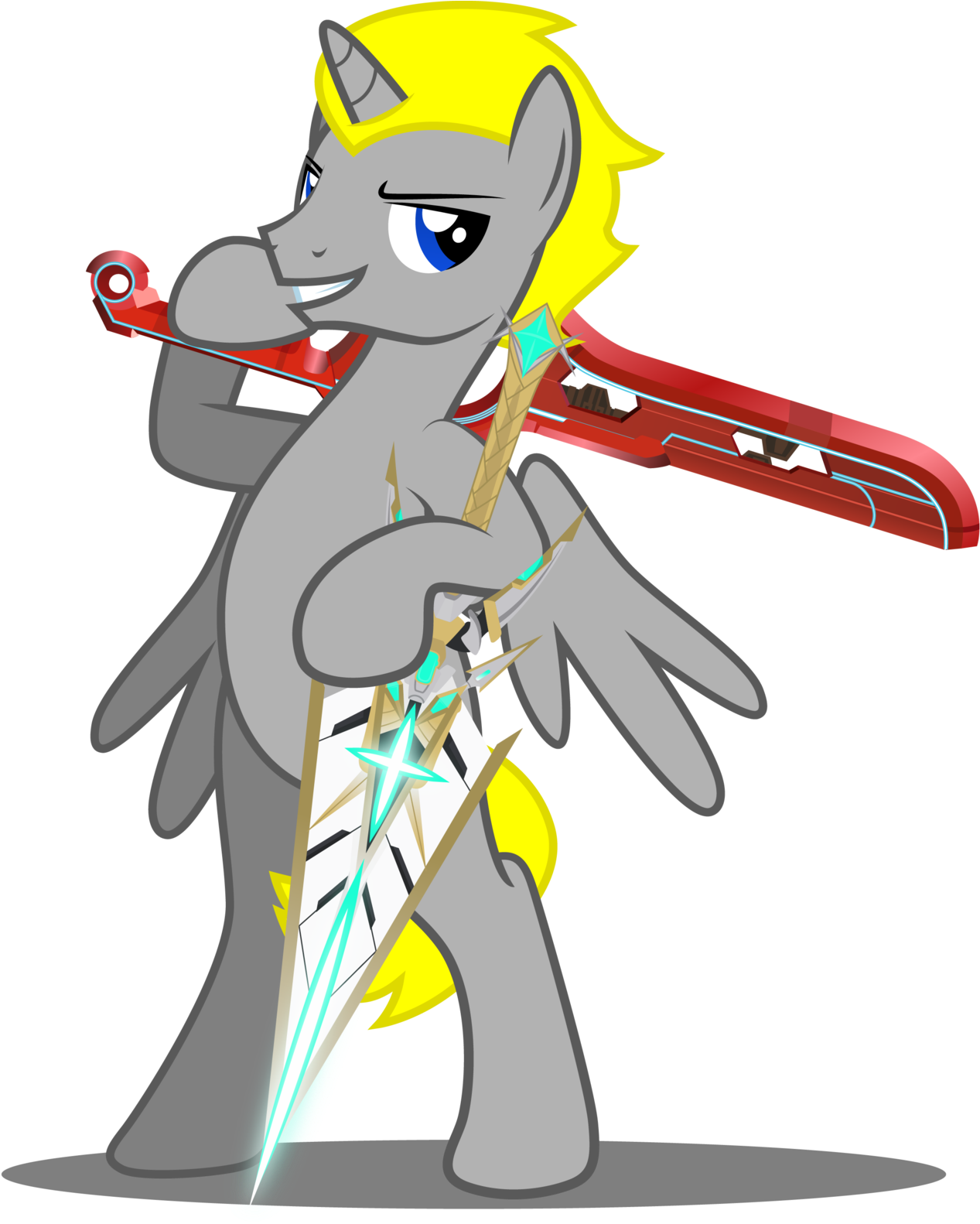 Silly Yellow Pone - Cartoon (1280x1581)