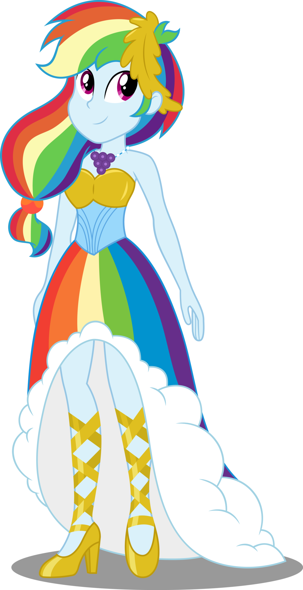 Rainbow Dasmy Little Pony Equestria Girls Rainbow Dash - Rainbow Dash Gala Dress (1024x1995)