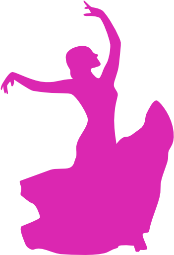 Dancer - Spanish Dancer Silhouette (512x512)